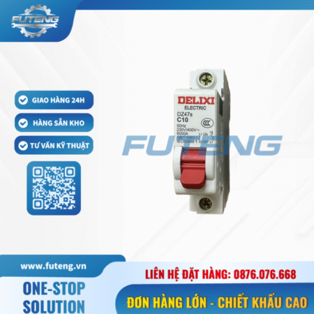 CB tép 1P 10A Delixi