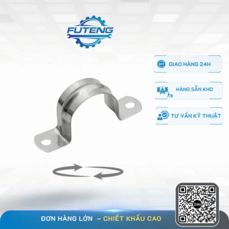 Alternative view of Cùm Ống Inox 201/304/316 | Có Lót Cao Su – Giá Tận Xưởng – FUTENG