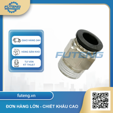 Đầu nối khí nén PC 1/8"