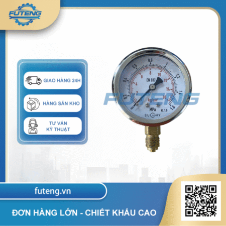 Đồng hồ áp suất mặt 63mm