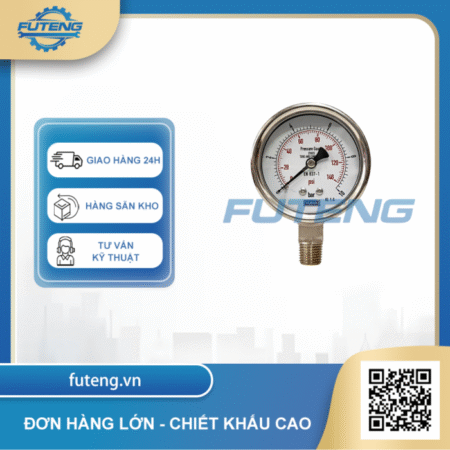 Alternative view of Đồng hồ áp suất mặt 63mm