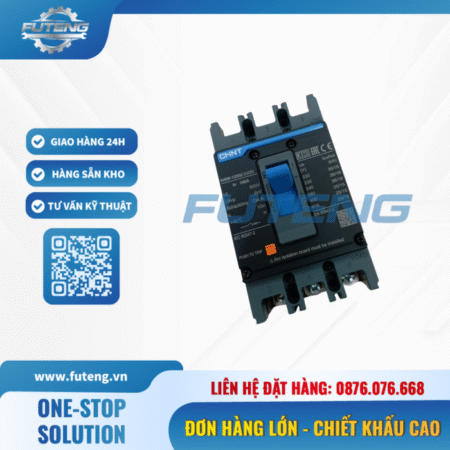 Alternative view of MCCB 3P 100A CHINT