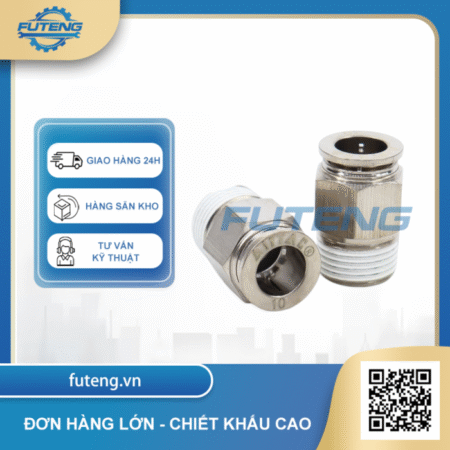 Alternative view of Nối khí nén ren ngoài inox AIRTAC BPC