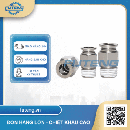 Nối khí nén ren ngoài inox AIRTAC BPC