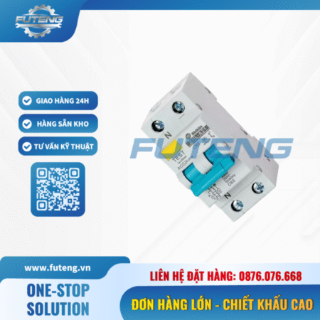 Alternative view of RCBO 1P+N 30mA 63A Shihlin
