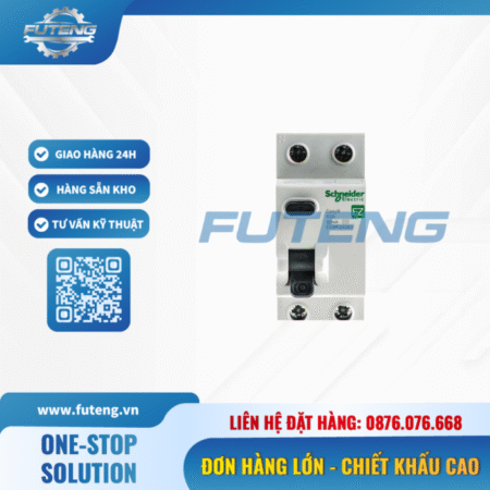 Alternative view of RCCB 2P 30mA 25A Schneider