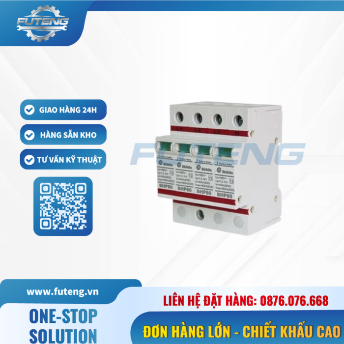 Thiết bị chống sét lan truyền 4P 80kA Shihlin 2 Thiết bị chống sét lan truyền 4P 80kA Shihlin - Ảnh 2