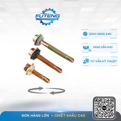 Vít Bắn Tôn Chống Dột Thép Mạ Kẽm | Giá Tận Xưởng – FUTENG 3 Vít Bắn Tôn Chống Dột Thép Mạ Kẽm | Giá Tận Xưởng – FUTENG - Ảnh 3