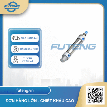 Alternative view of Xi lanh khí nén tròn inox HXC MA